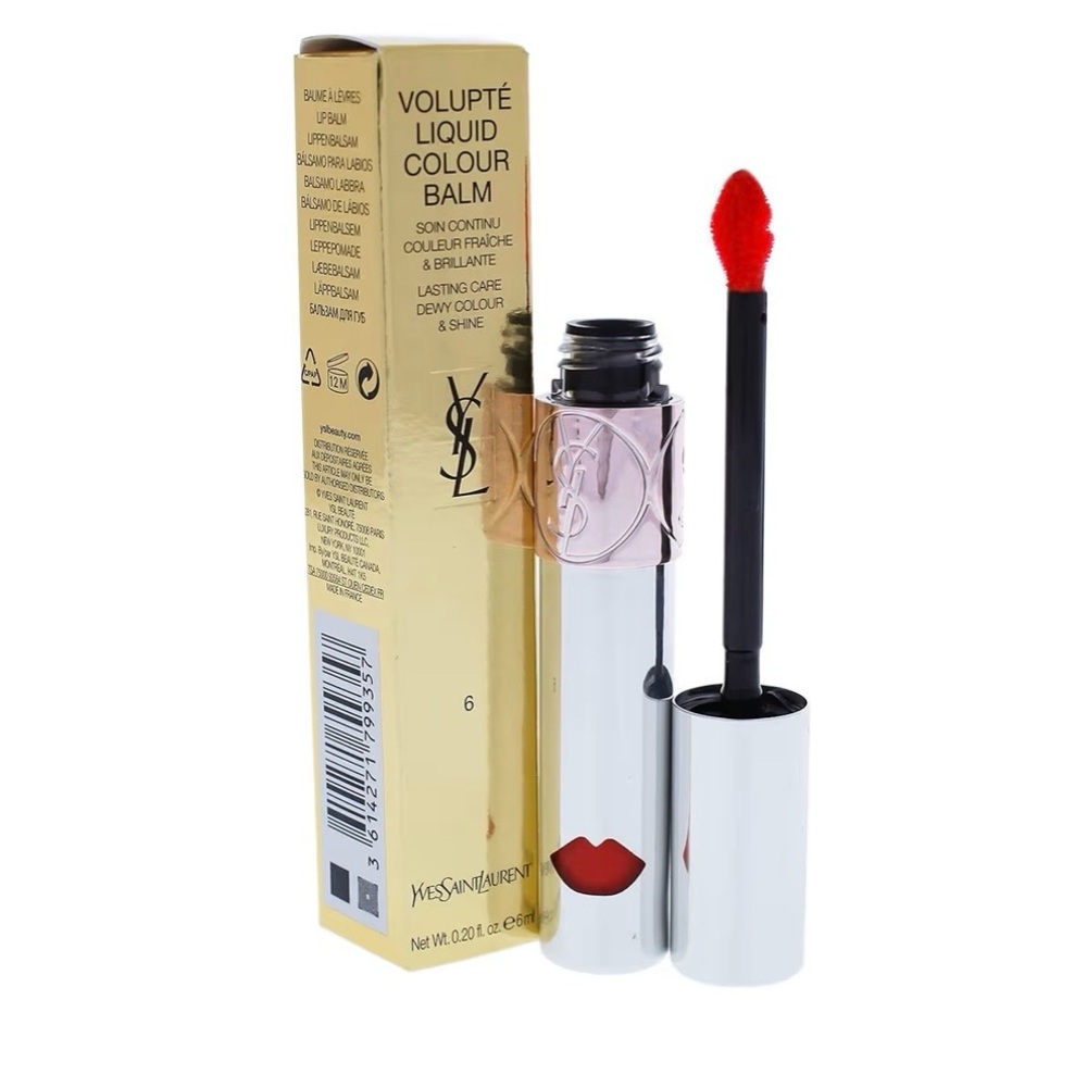 Yves Saint Laurent Volupté Liquid Colour Balm - In 6 Undress me Coral